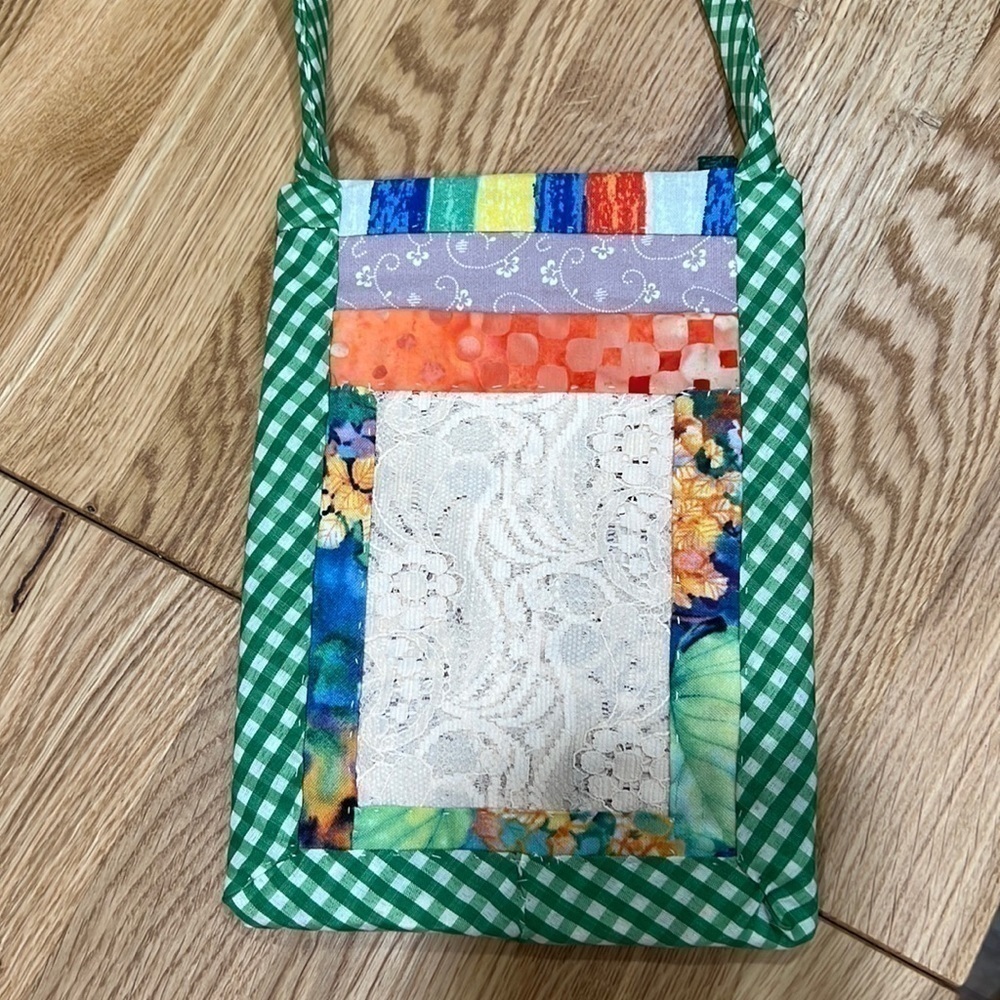 HANDMADE Mixed Pattern Bag - Picture 1 of 9
